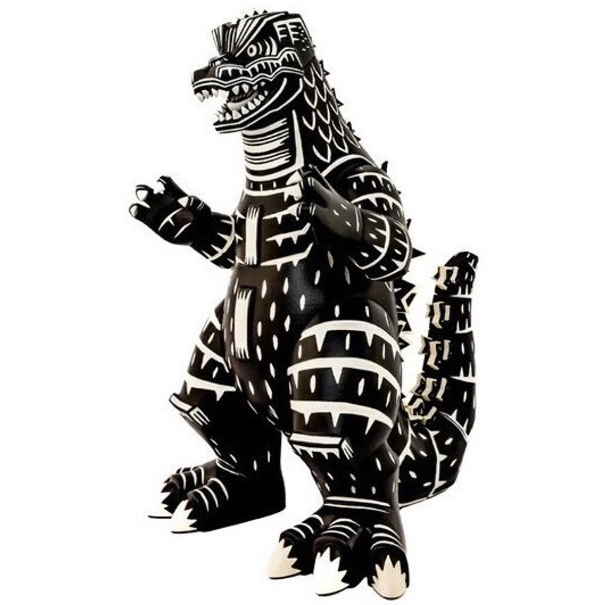 Godzilla Linocut Variant