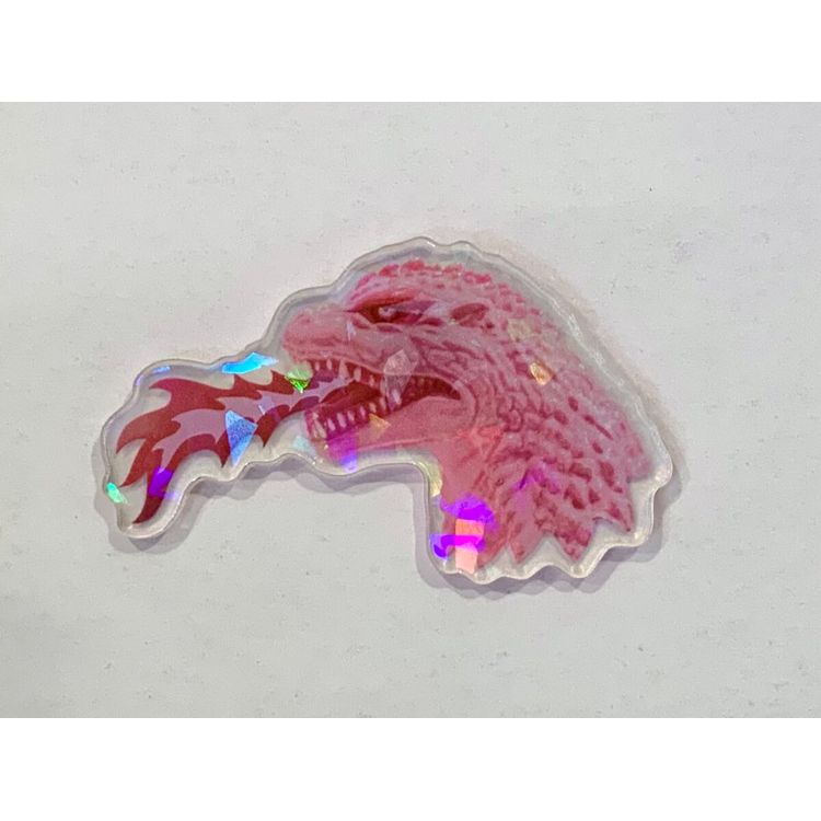 Godzilla Pin by Heartbat Studio