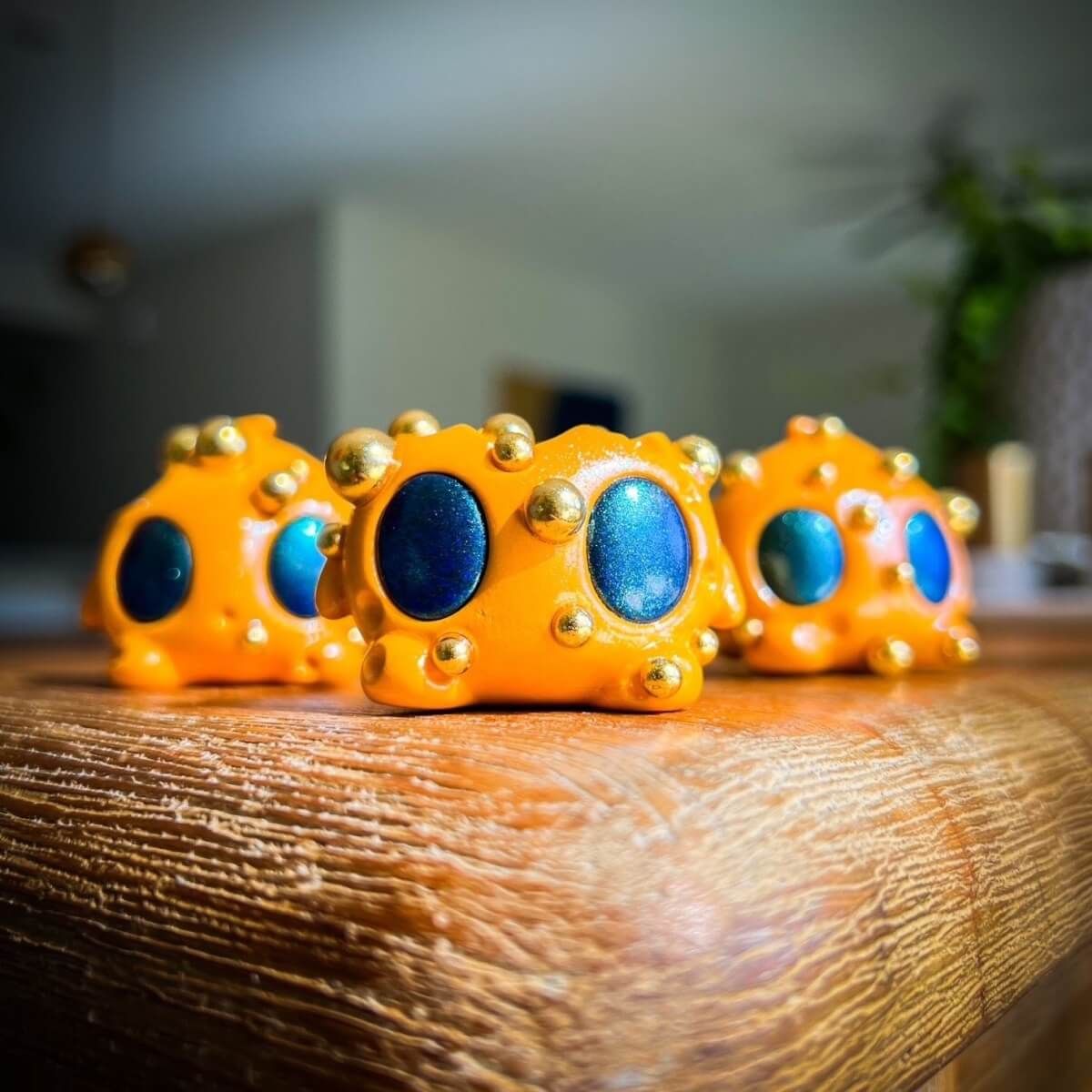 Gold Ball Cake Bites