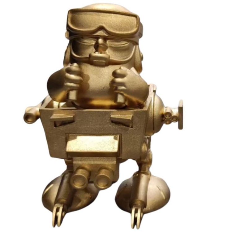 Gold Clutch the Chicken Walker by Dave Fuse Imaginarium (Dave Liew)