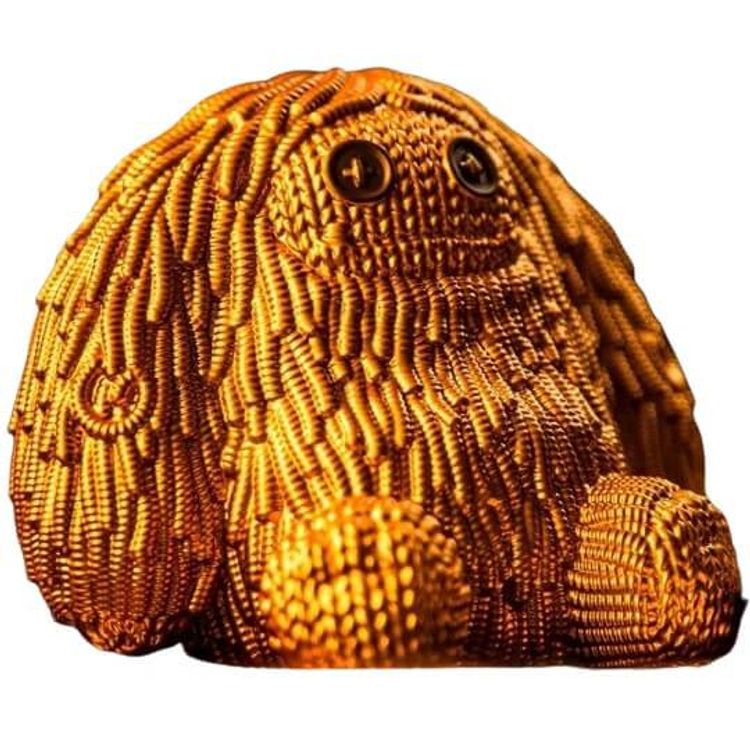 Gold Knit Chomp (Chase) by Connor McConnell