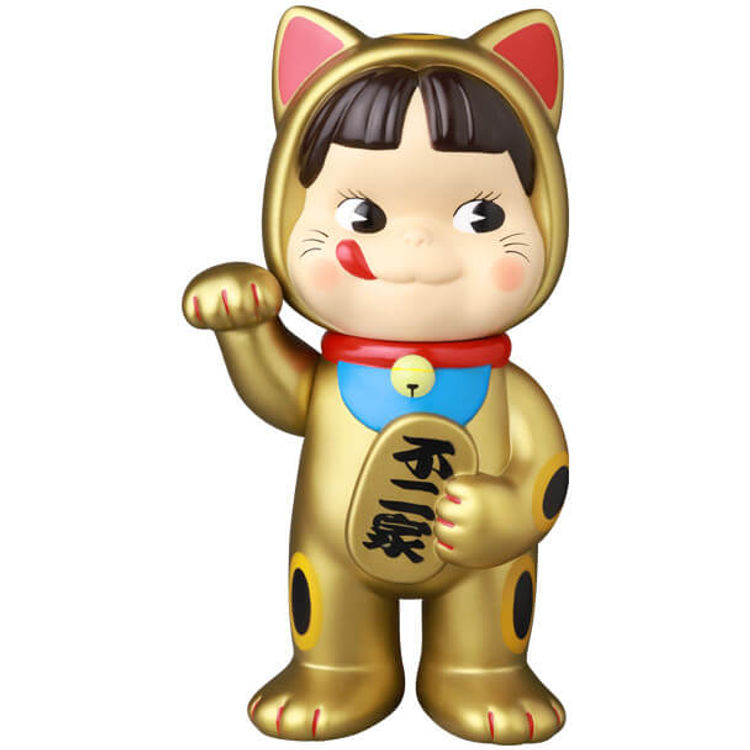 Gold Lucky Cat Peko-chan by Fujiya