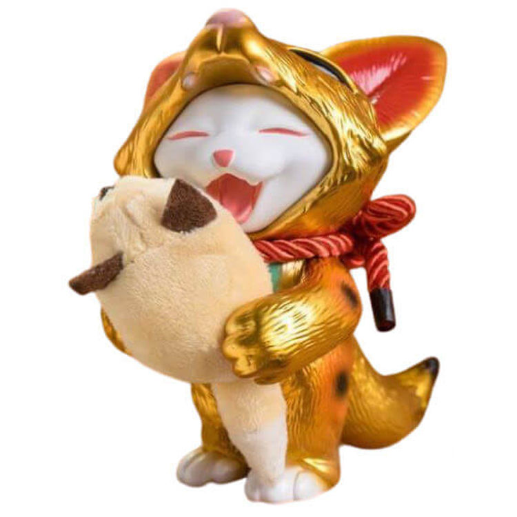 Gold Maneki Dou Dou & Fiffy by Dog Together Studio