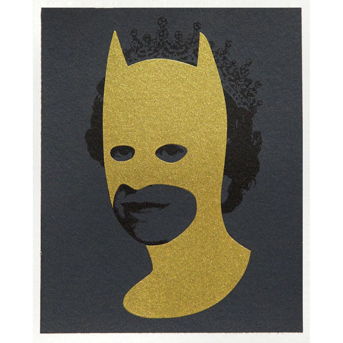 Gold and Grey Postcard size