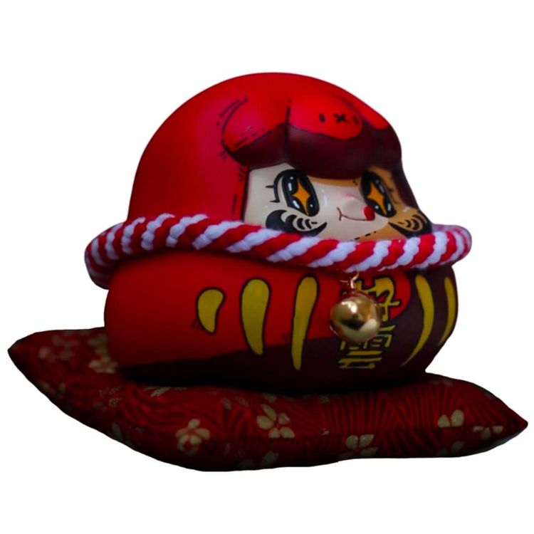 Good Cloud Daruma by Pandaeyes Handmade