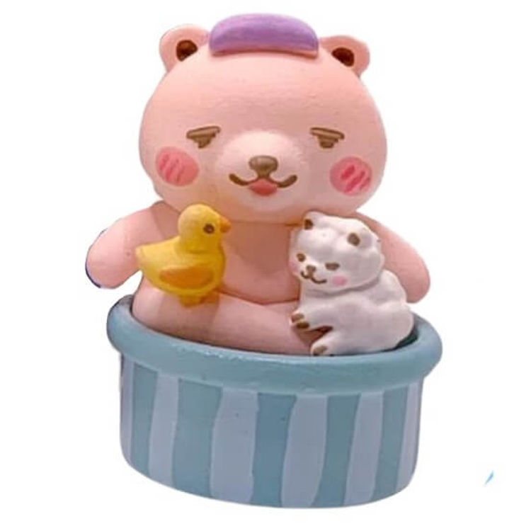 Good Health with Hot Spring by Stretching Bear