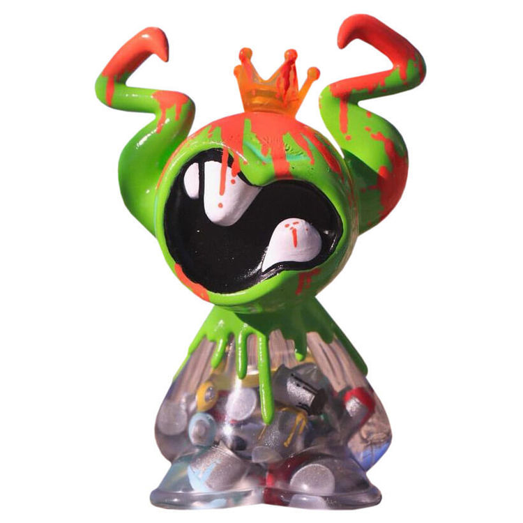 Graffiti Eati Sad Cartoon Orange Splat Chase by TJP