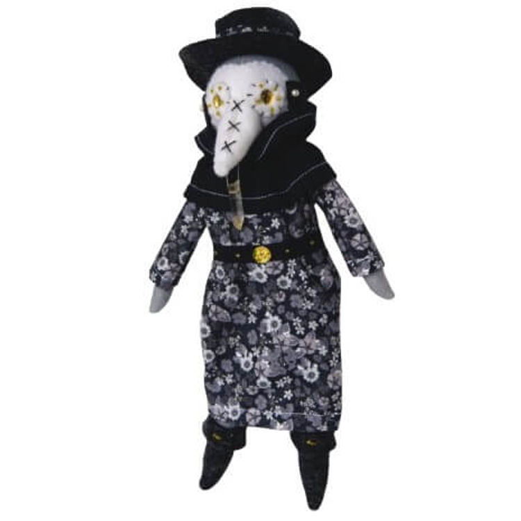 Gray Plague Doctor by Nightly Made (Megan Mahfoud)
