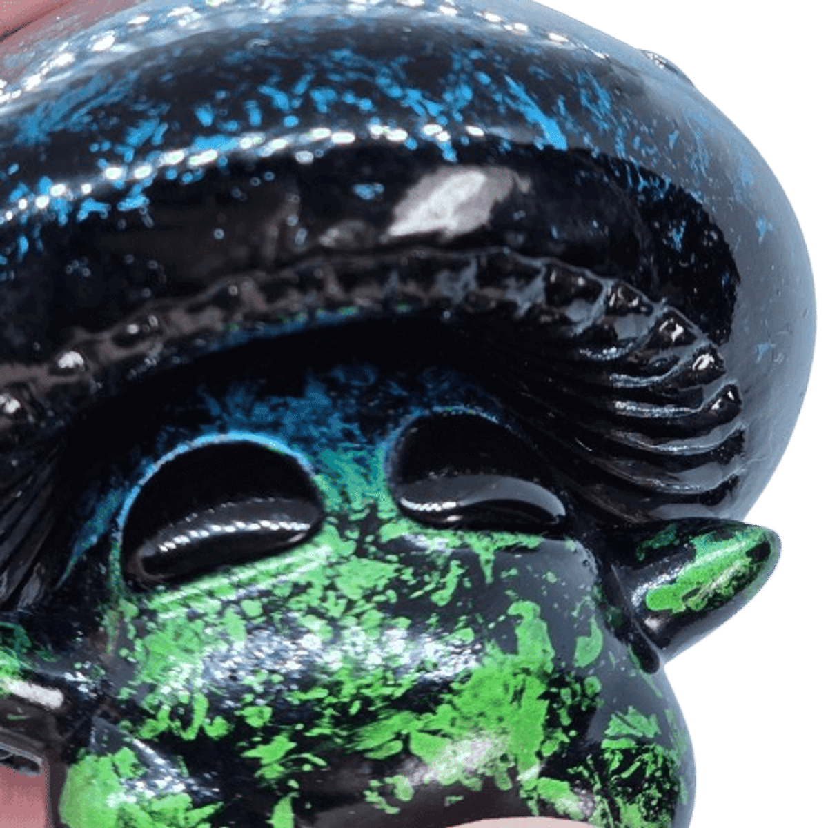 Medium Metallic Marbled Spore (Blue/Green)