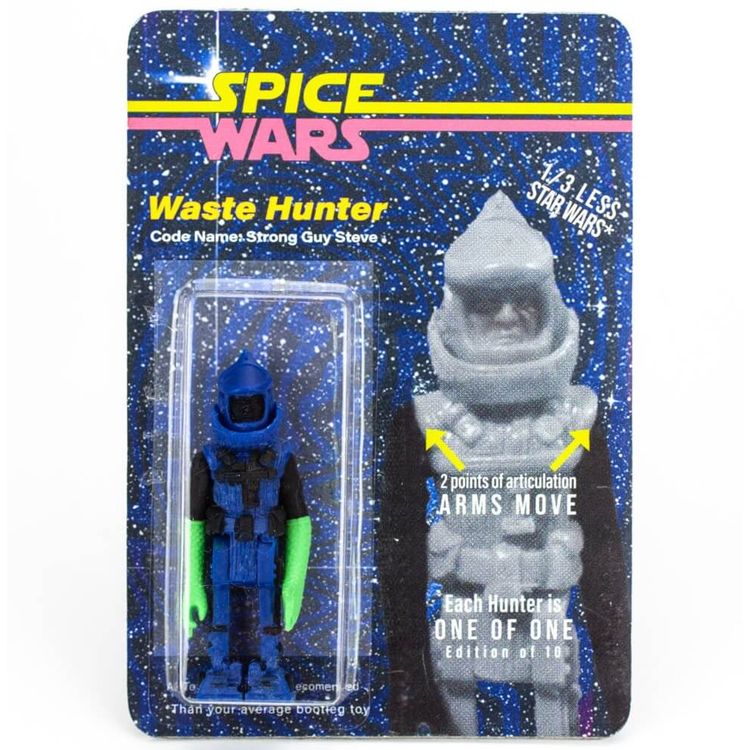Waste Hunter :: Strong Guy Steve (Blue/Green)  by Spandex Toys