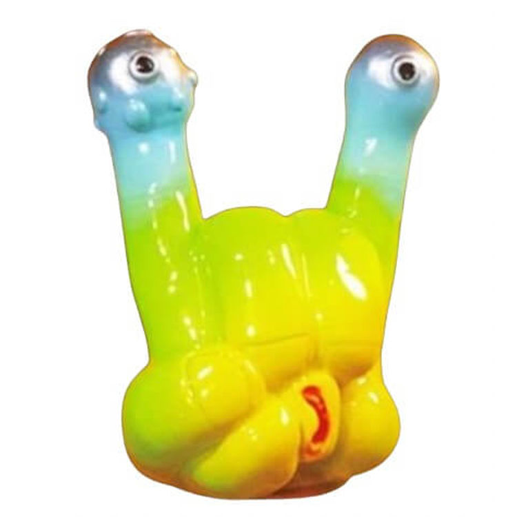 Fluorescent Green/Green by Choking Toy