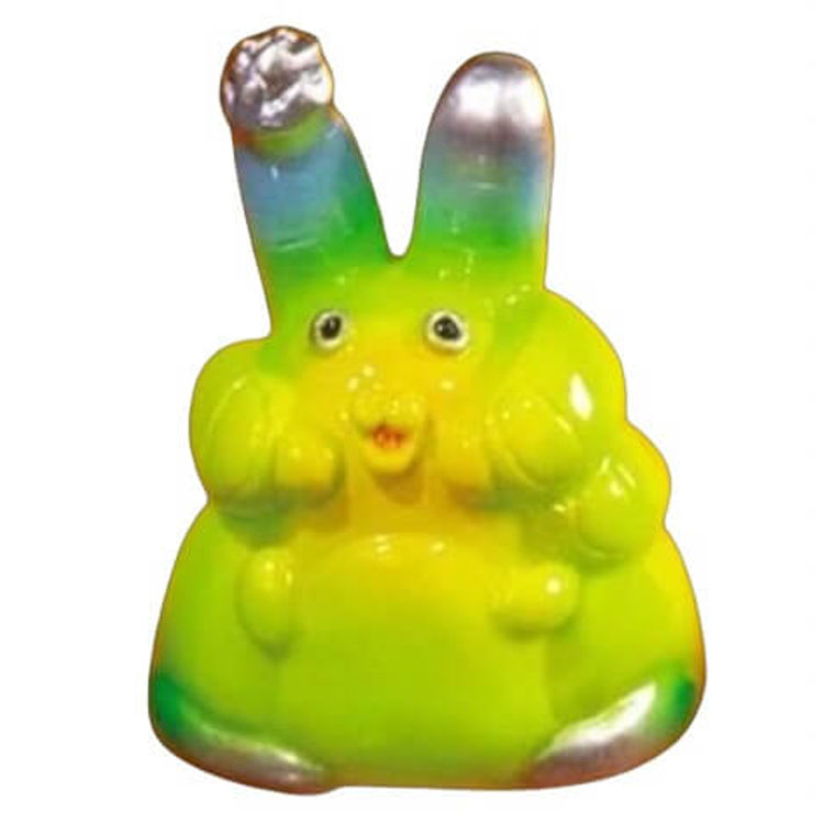 Fluorescent Green/Green by Choking Toy