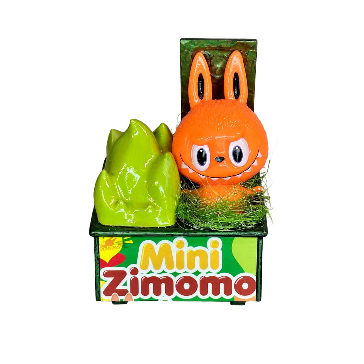 Labubu Dumpster Fire Orange/Green