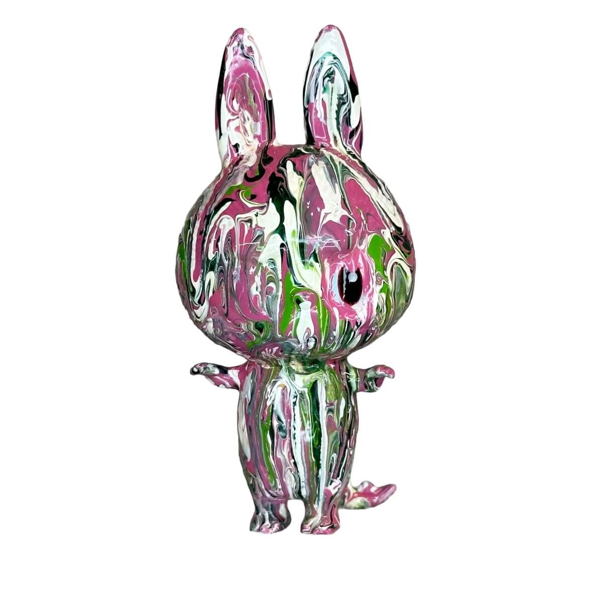 Artsy Labubu Pink/Green