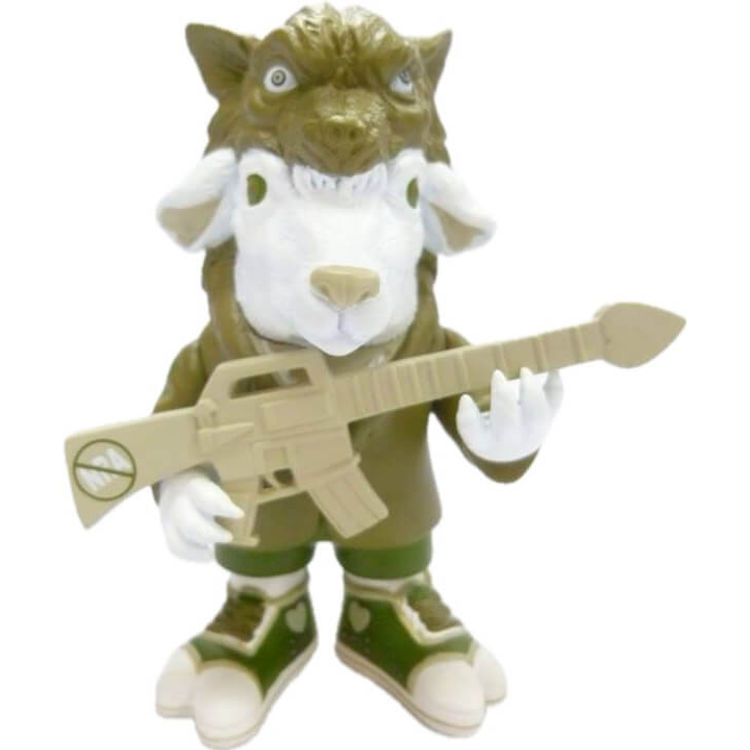 Green (Grey Gun) Falla Sheep by Ron English