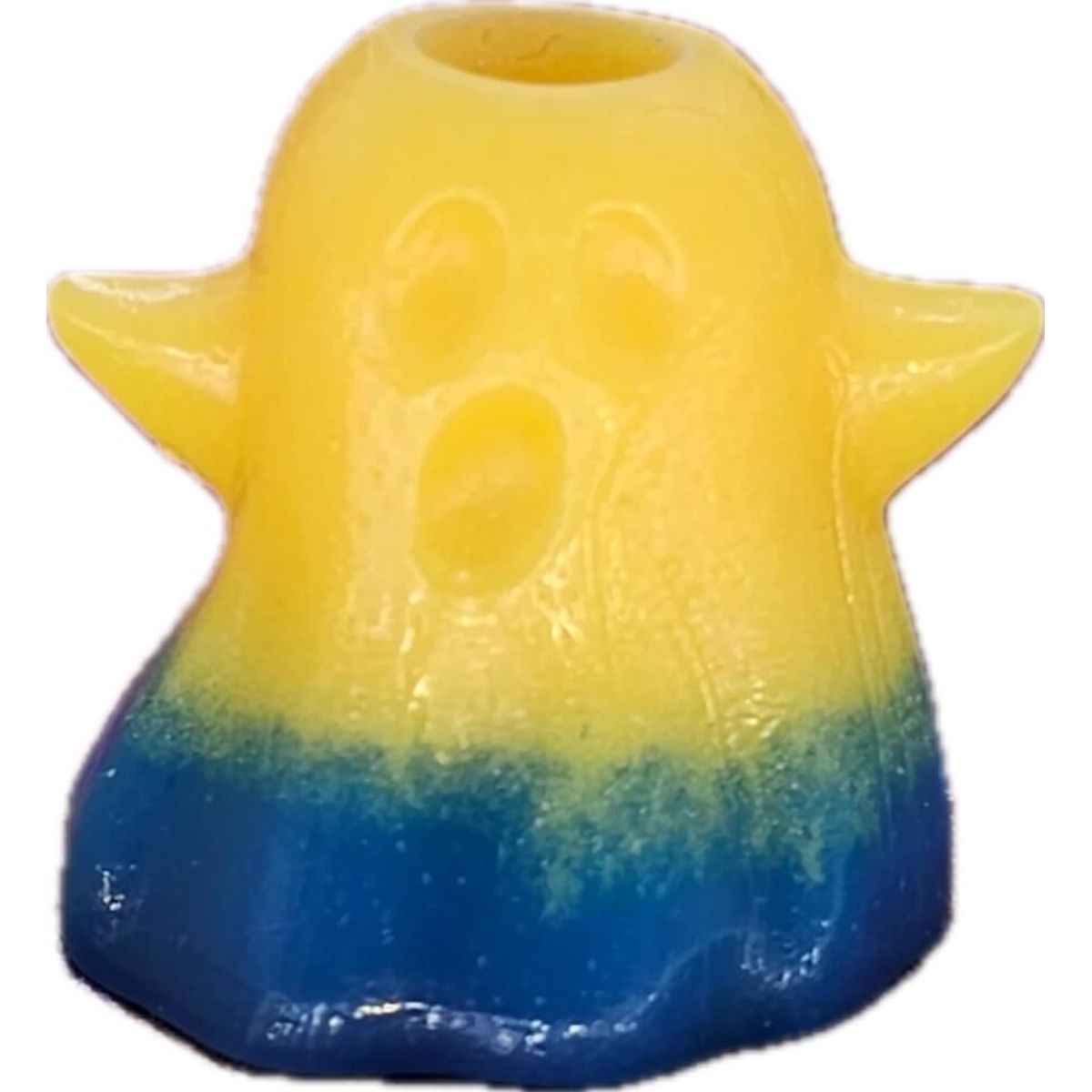 Photochromatic Yellow/Blue to Red/Green Boo Bead