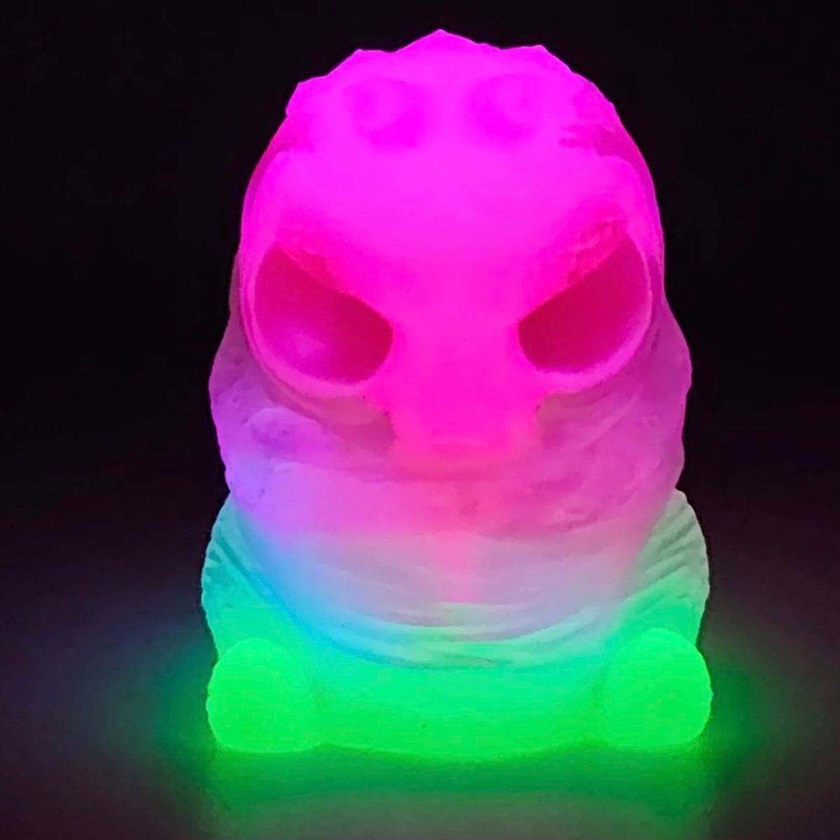 Coral Skelly/Green Bottom - Double Cast Gus