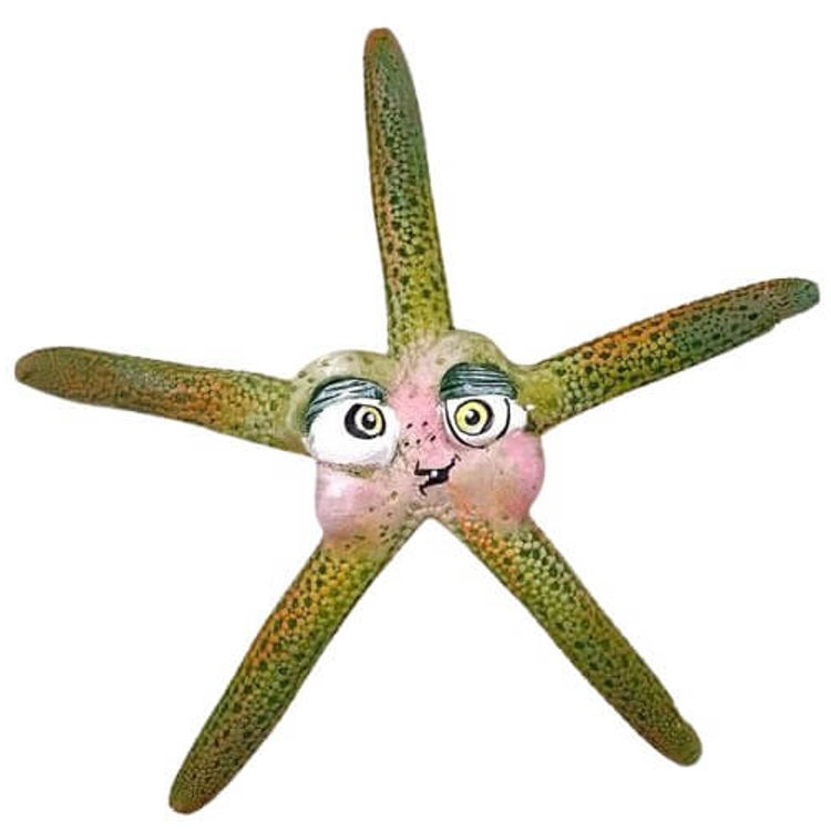 Green Buncha Starfish by One Eyed Girl (Kasey Tararuj)