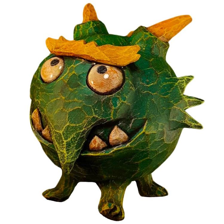 Green Chomp Chomp #2 by Little Good Thing