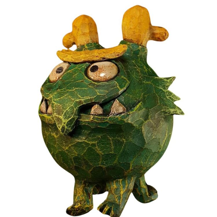 Green Chomp Chomp #5 by Little Good Thing