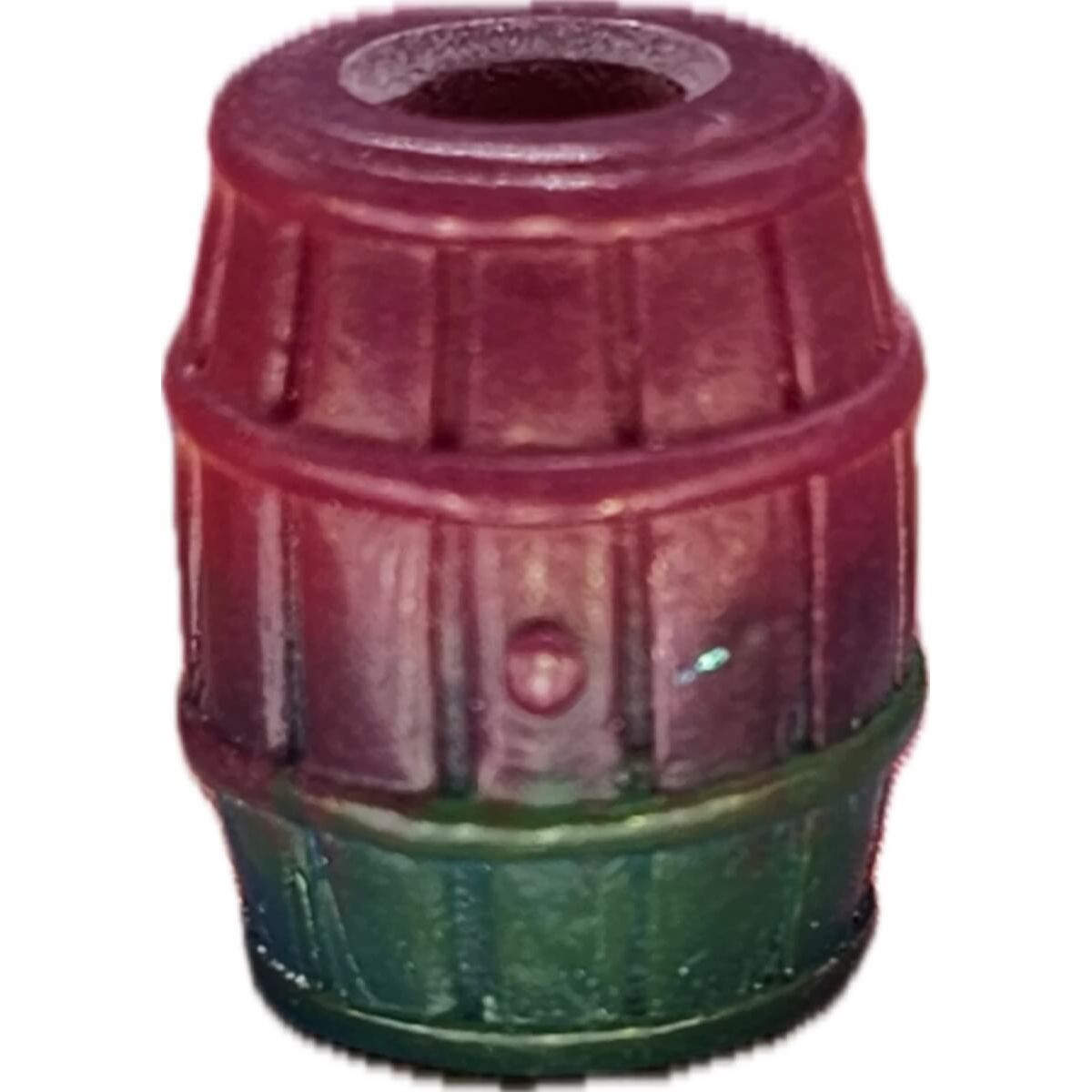 Photochromatic Yellow/Blue to Red/Green Gish Barrel Bead