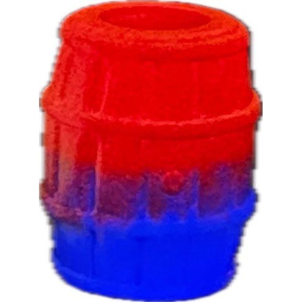 Photochromatic Yellow/Blue to Red/Green Gish Barrel Bead