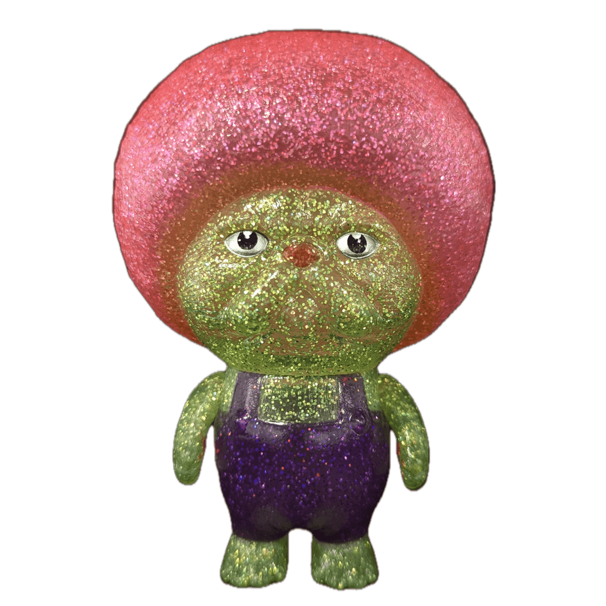 Clear Yellow/Green Glitter