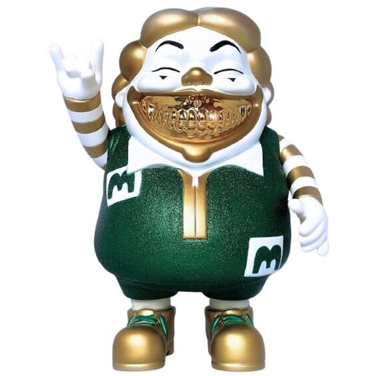 Green Glitter Mc Supersized Grin by Ron English