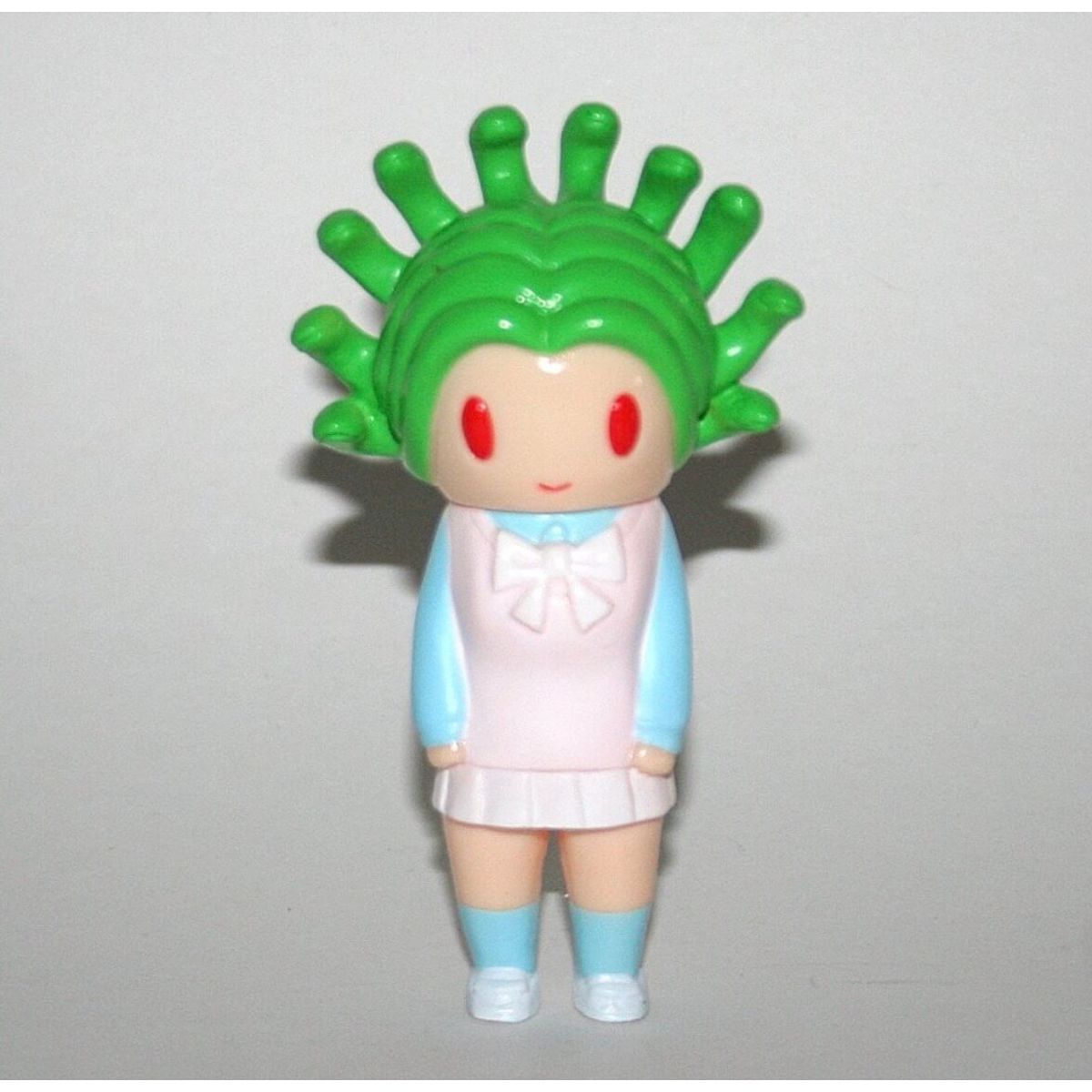 Green Hair School Girl Medusa