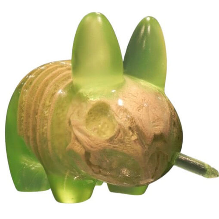 Green Infected Labbit by Frank Kozik