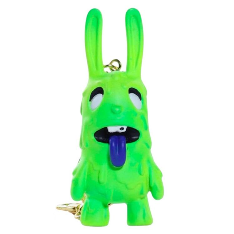 Green Mini Bunny Keychain by Fetch for Donuts (Aleana Soto)