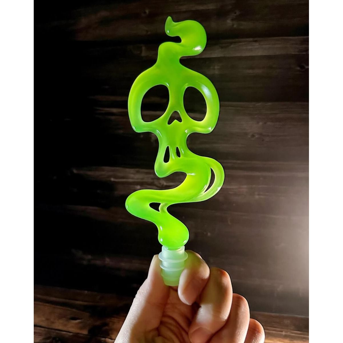 Green Skull Toxic Tonic GID