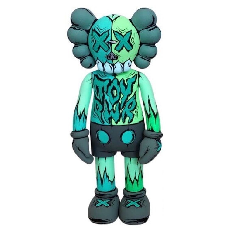 Green TOY PWR Companion by Gabbie Custom Art