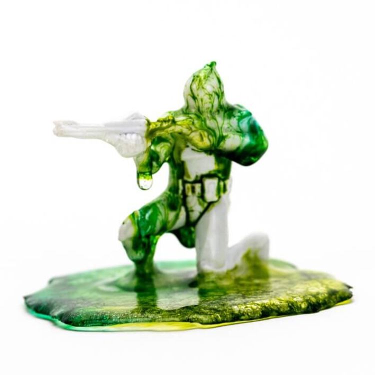 Green War Edition – Star Wars mini resin puddle 1 by NapTimeNoah