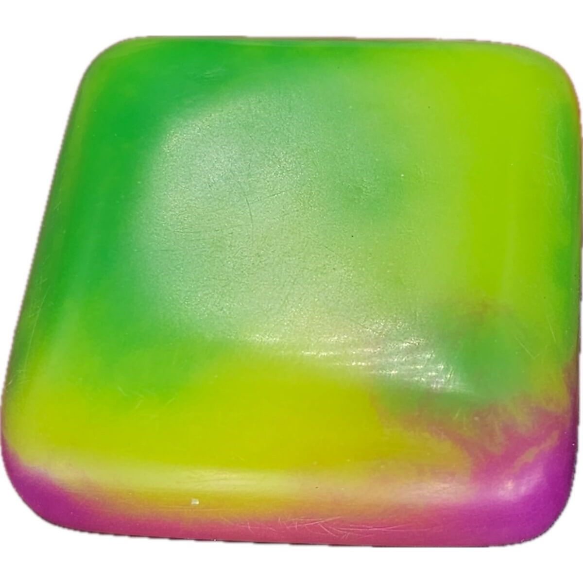 Pillow Cut - Purple/Yellow/Green Worry Boulder
