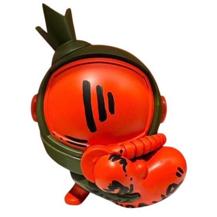 Green & Orange Jae the Lovestronaut by Jae Martin