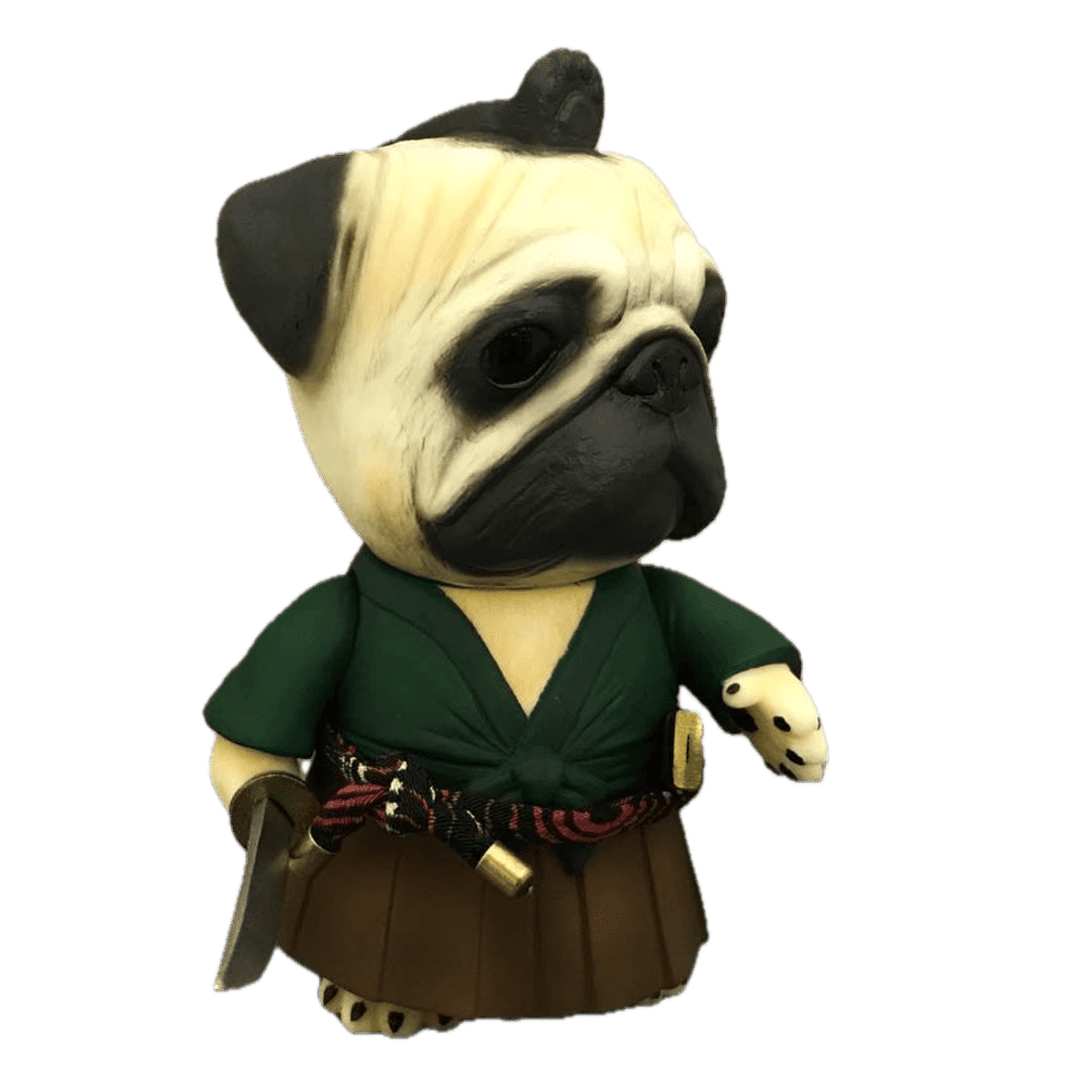 Green and Brown Pecha Samurai