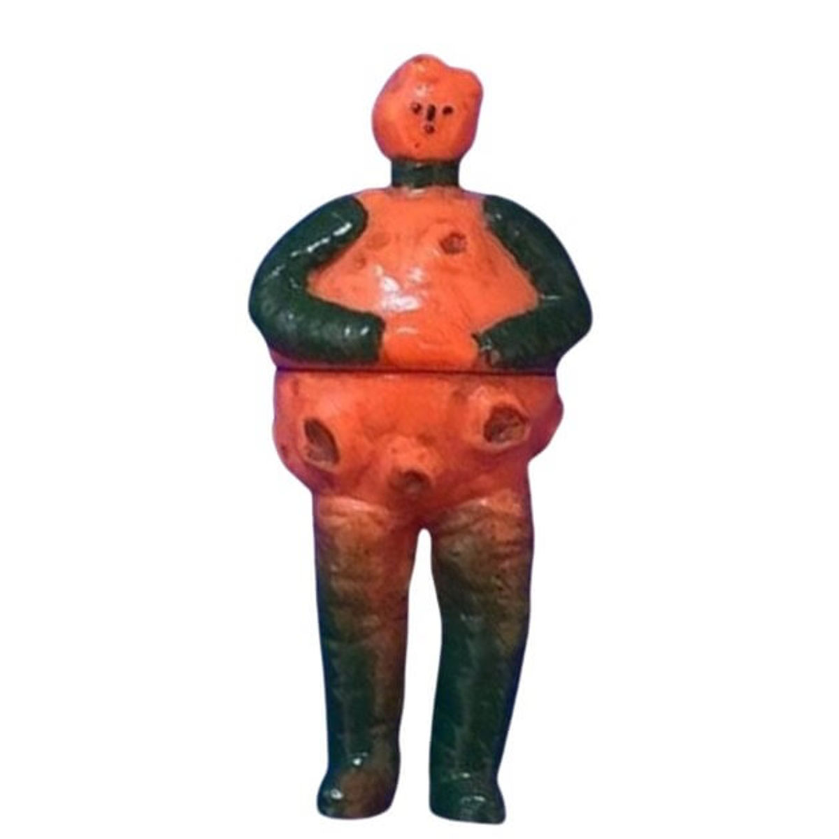 Orange/Green painted