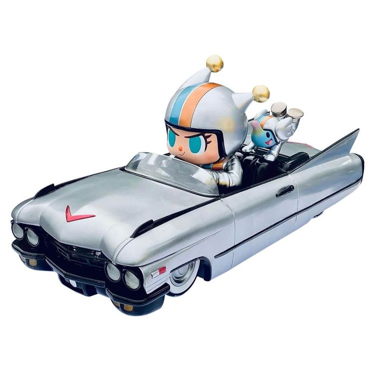 Greenie & Elfie Carventure Classic Car Silver by Too Natthapong