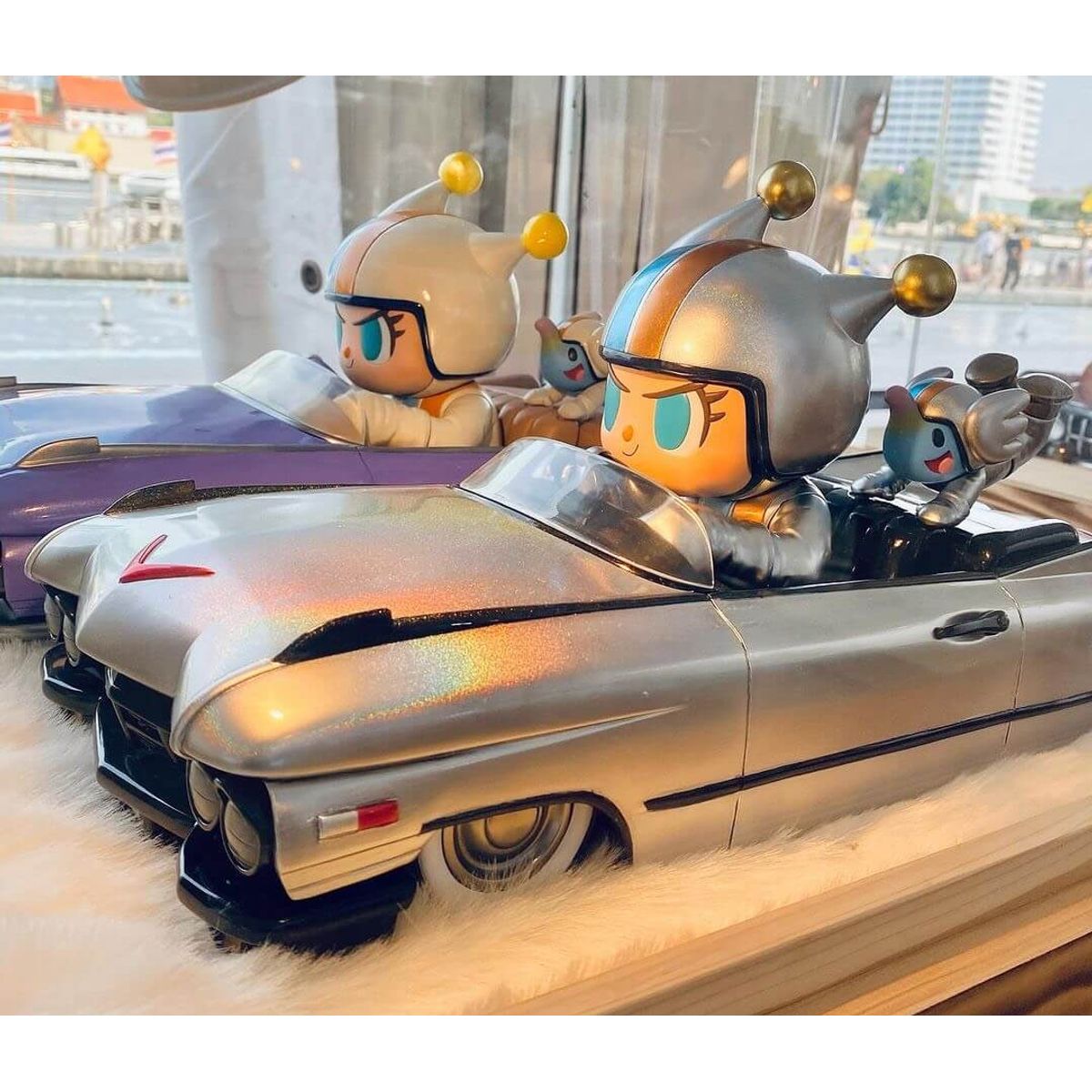 Greenie & Elfie Carventure Classic Car Silver