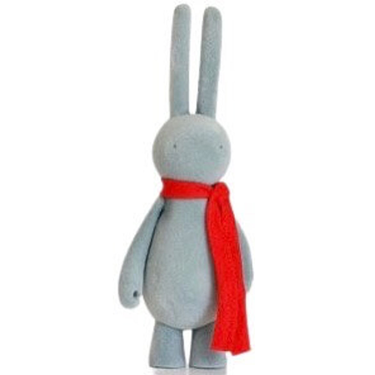Grey Flocked Petit Lapin