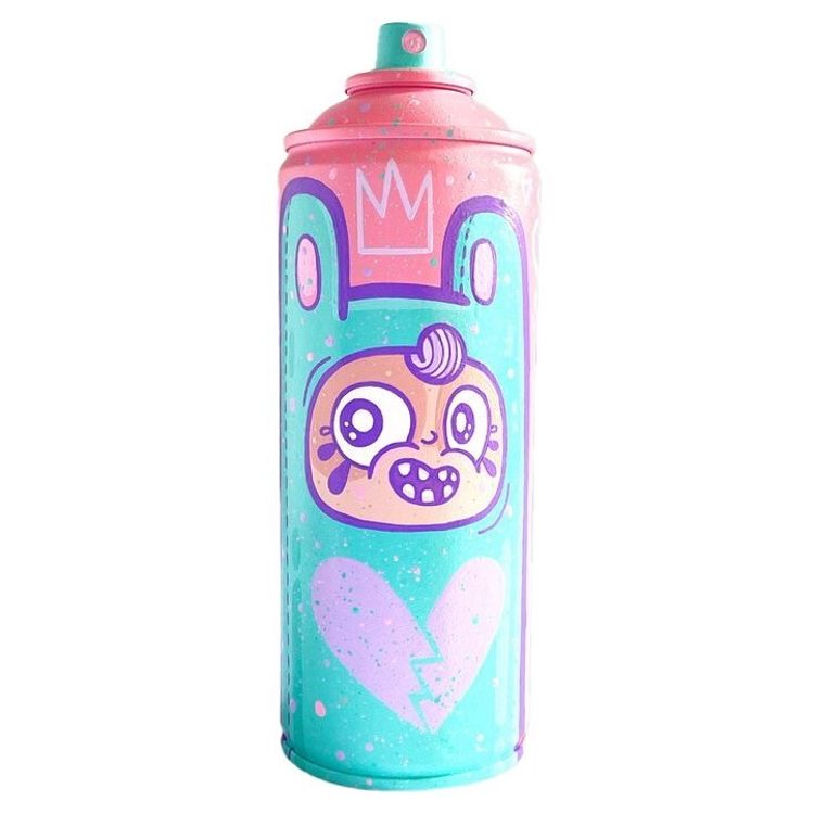 Grin & Bear It Spray Can by Ejits