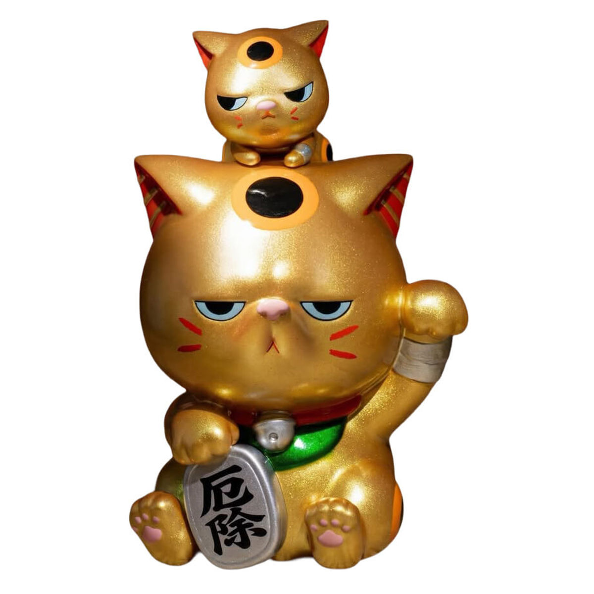 Grumpy Maneki Golden Yakuyoke