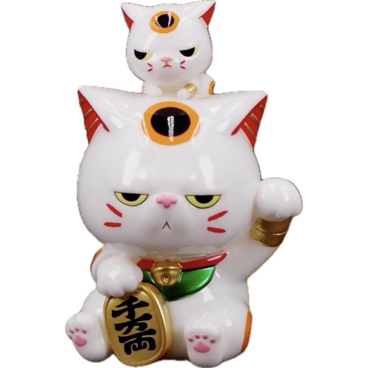 Grumpy Maneki Solid White