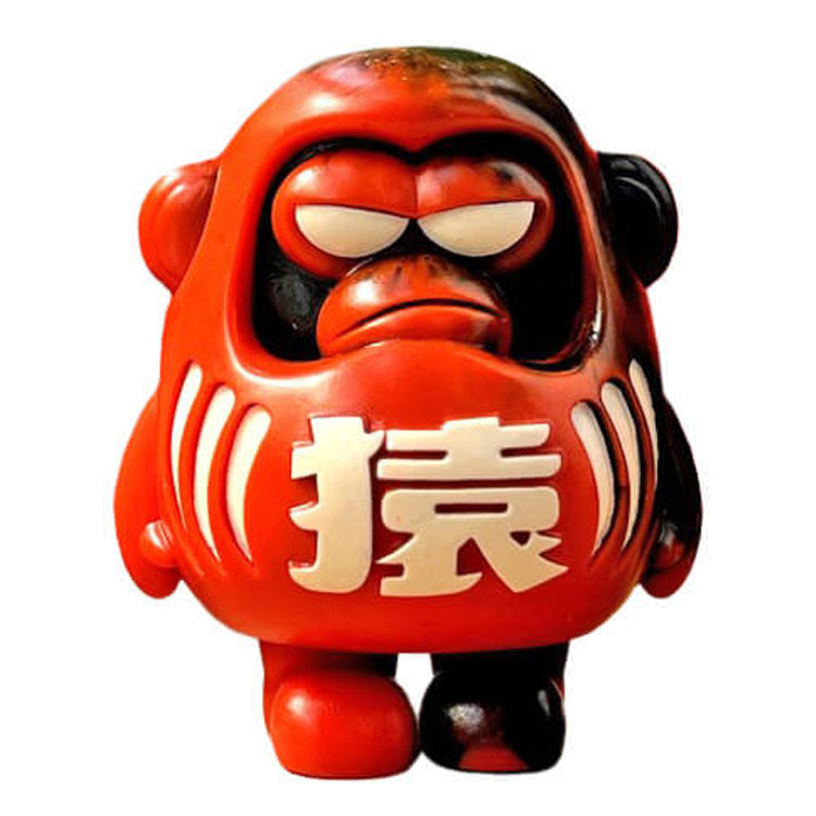 Grunky Daruma Red Black by Labmonkeys (Lee Aller)