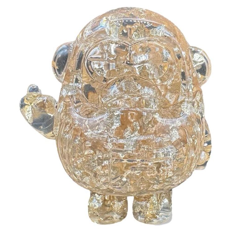 Grunky Naughty FY Gold Flaked Daruma by Labmonkeys (Lee Aller)