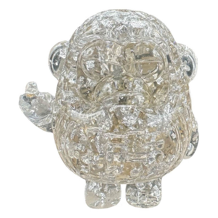 Grunky Naughty FY Silver Flaked Daruma by Labmonkeys (Lee Aller)