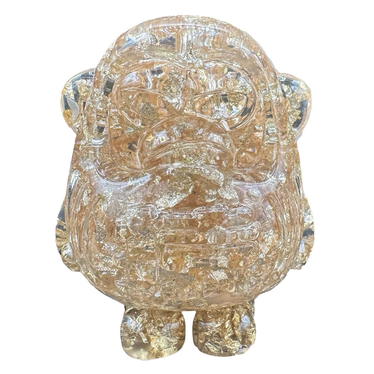 Grunky Nice Gold Flaked Daruma