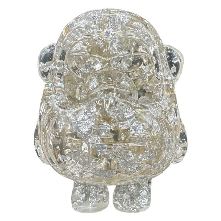 Grunky Nice Silver Flaked Daruma by Labmonkeys (Lee Aller)