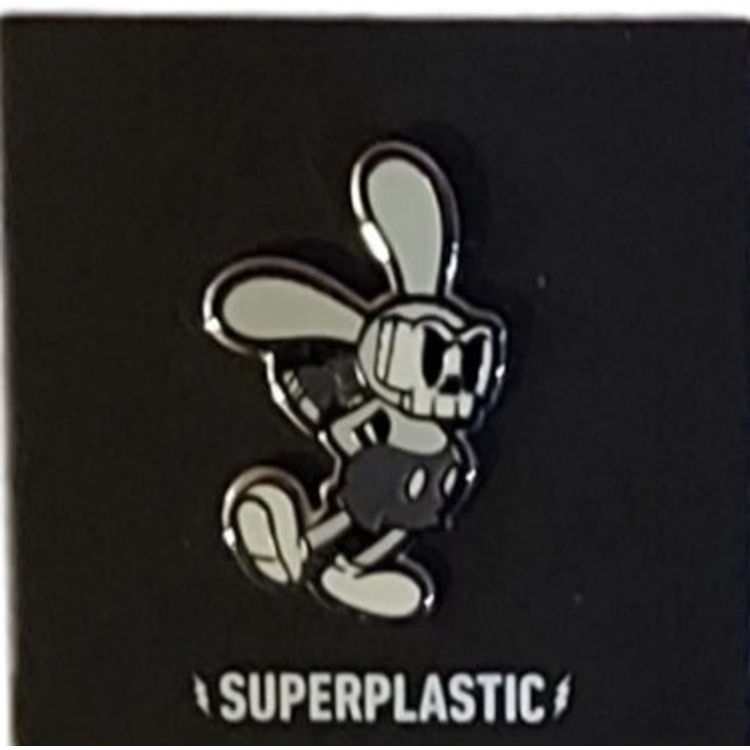 Guggimon Pin (Black & White) by Superplastic
